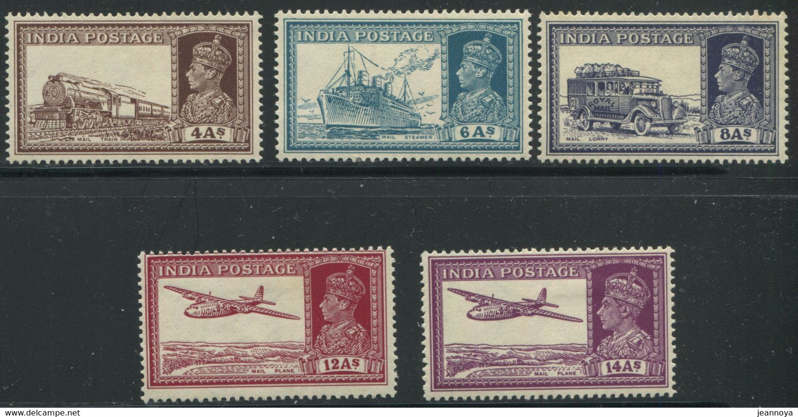 INDE - N° 151 A 154A - TRANSPORTS DIVERS - 1ére . CHARNIÉRE - TB - Unused Stamps