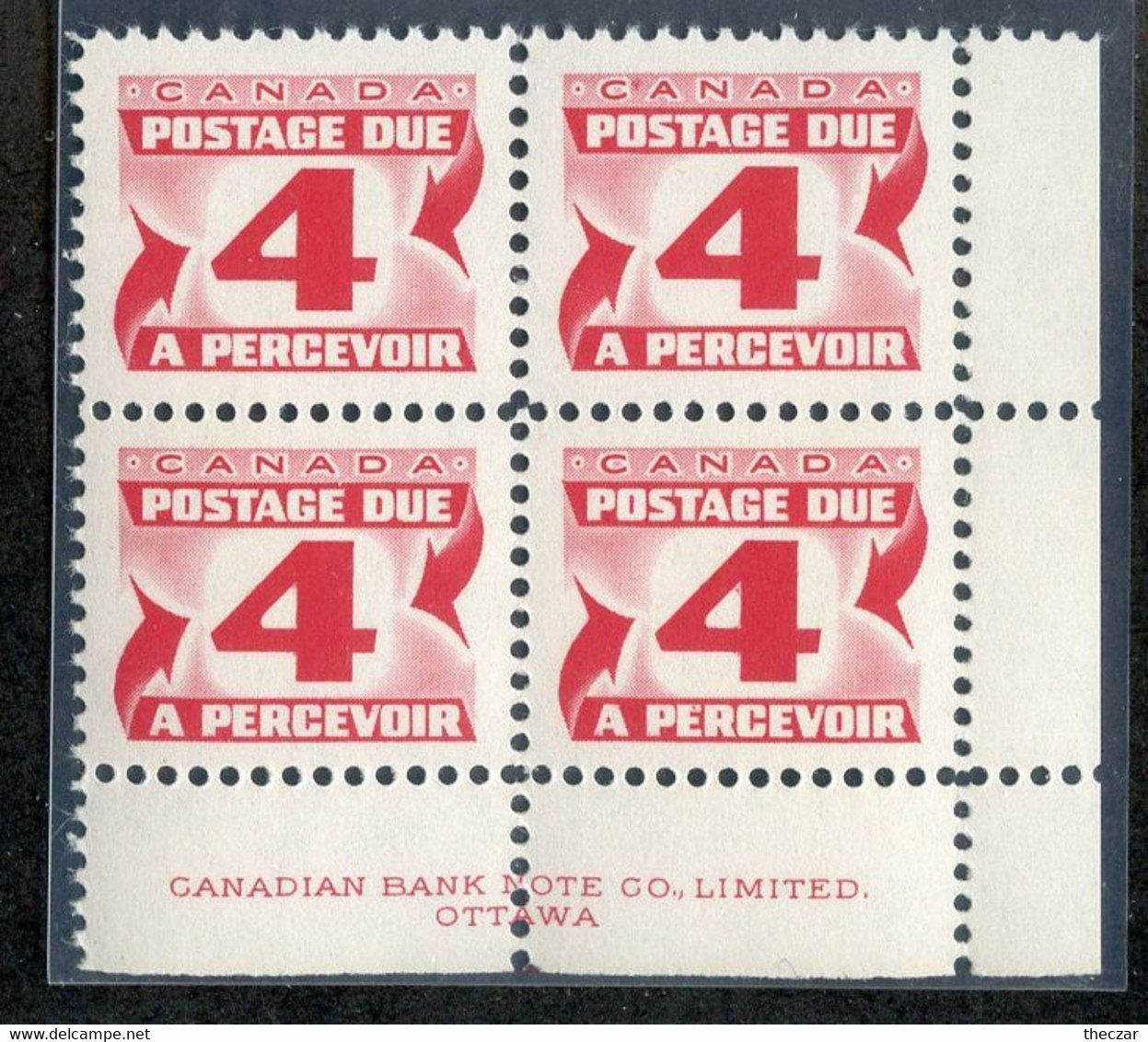 C 807 Canada 1969  Sc.# J31** DEX - Portomarken