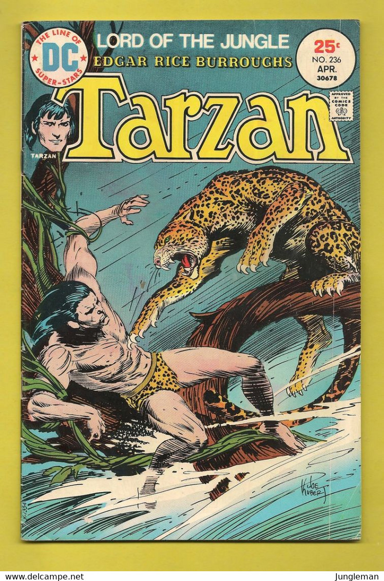 Tarzan Nr 236 - (In English) DC - National Periodical Publications. Inc. - April 1975 - Joe Kubert & Franc Reyes - BE - DC