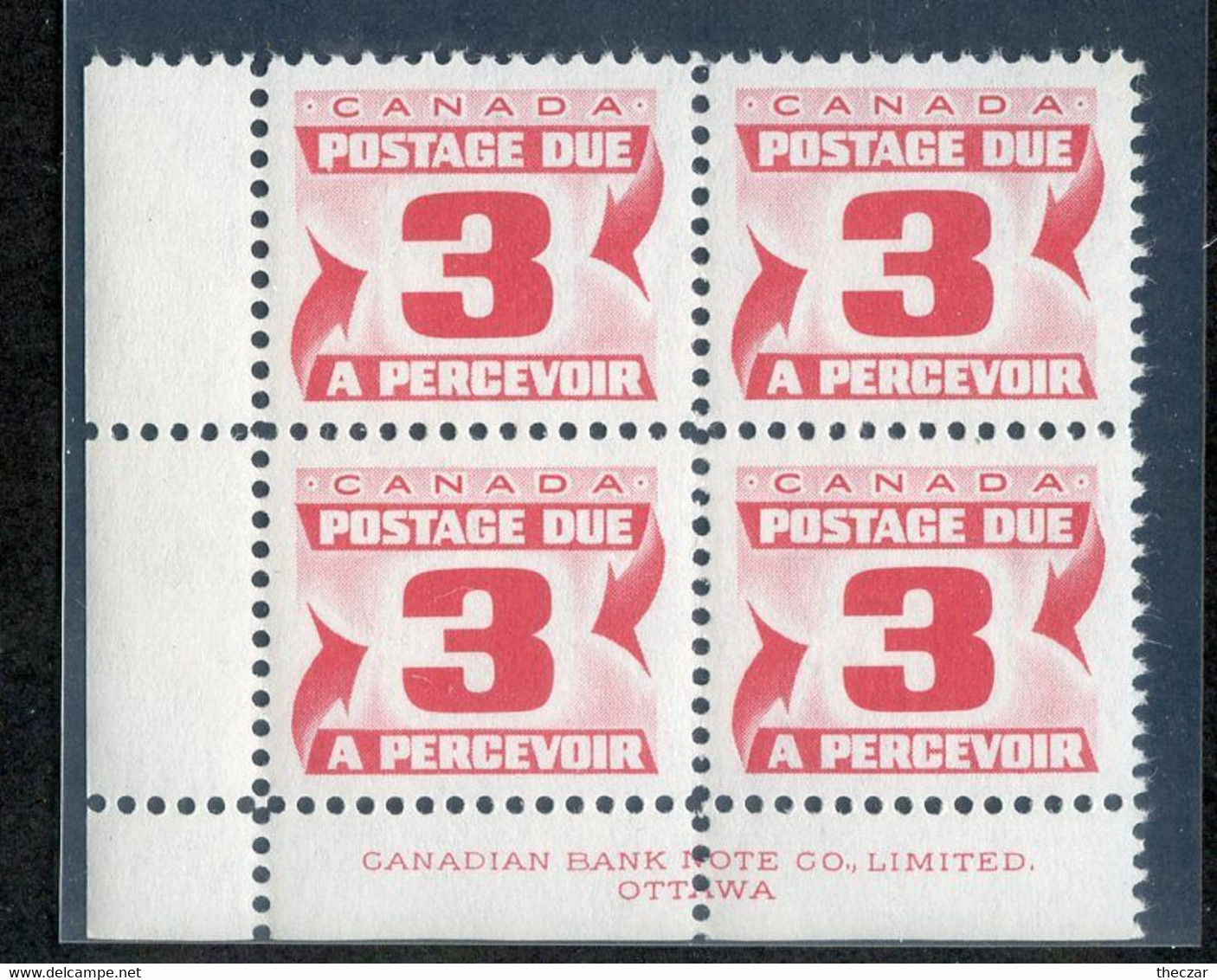 C 815 Canada 1967  Sc.# J23** DEX - Port Dû (Taxe)