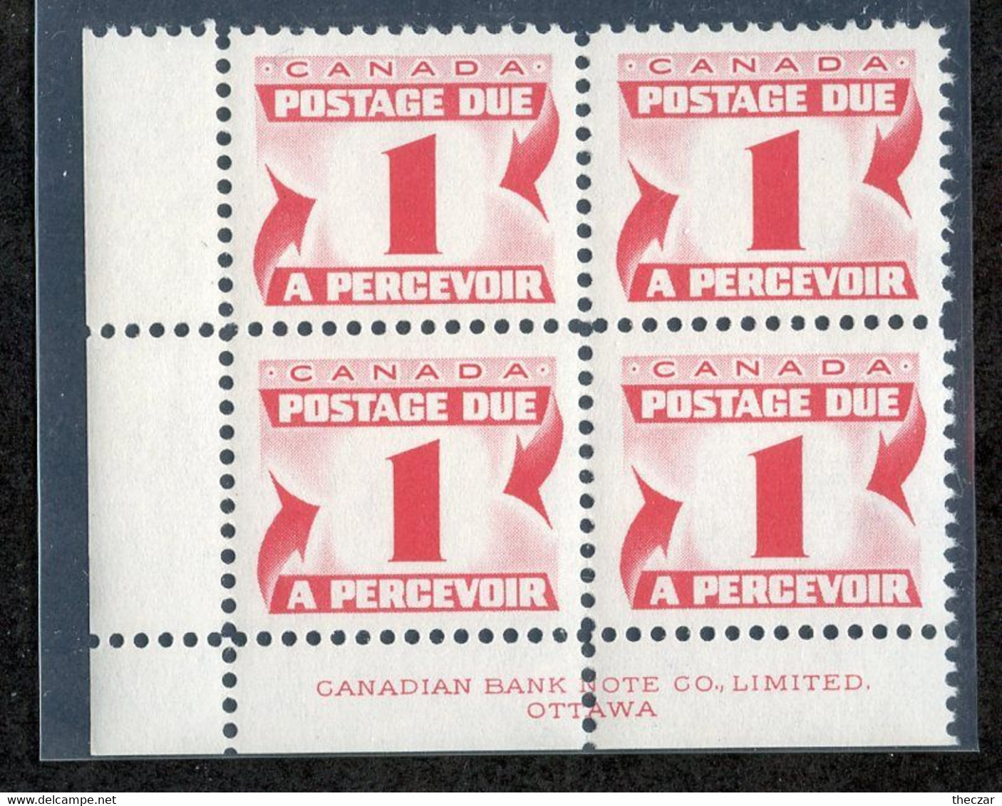 C 817 Canada 1967  Sc.# J21** DEX - Postage Due