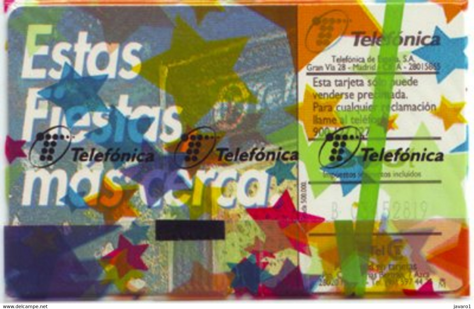 SPAIN : B023/1 800+200 Feliz 1994 Christmas + Stars On Blister MINT - Other & Unclassified