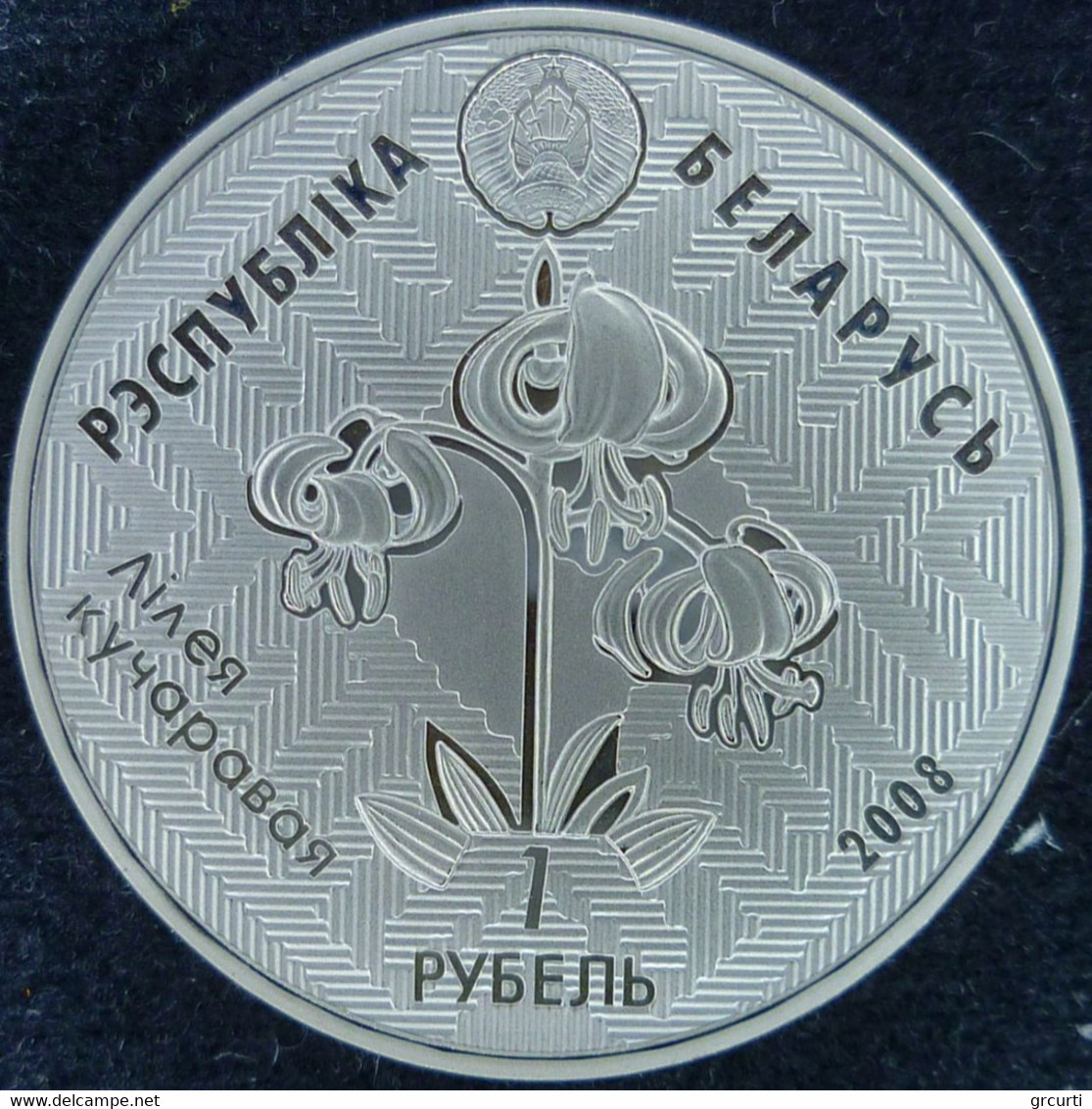 Belarus - 1 Rouble 2008 - Kingfisher - KM# 313 - Wit-Rusland