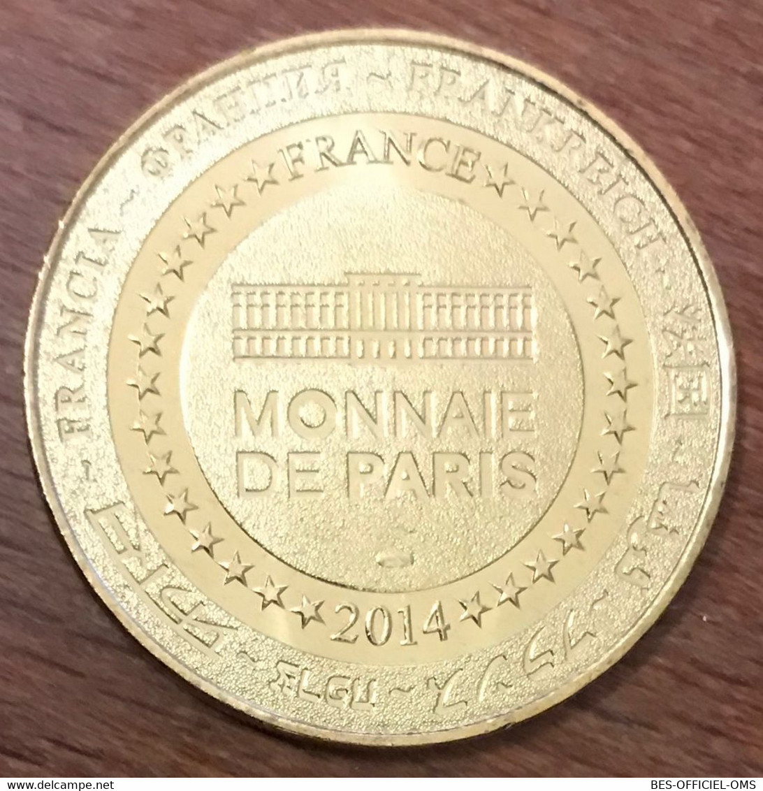 24 CHÂTEAU DE MONBAZILLAC MEDAILLE SOUVENIR MONNAIE DE PARIS 2014 JETON TOURISTIQUE MEDALS COINS TOKENS - 2014