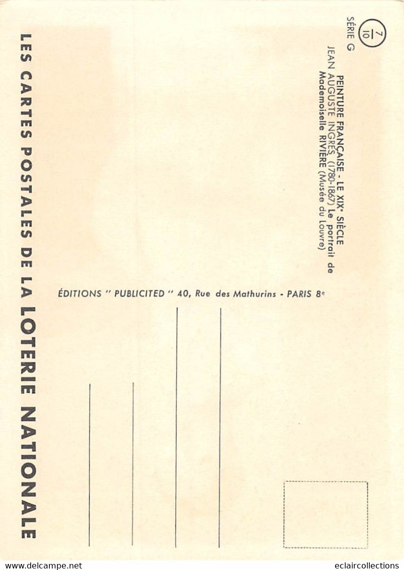 Thème : Loterie Nationale. Peinture Française 69 cartes  (48 scannées)