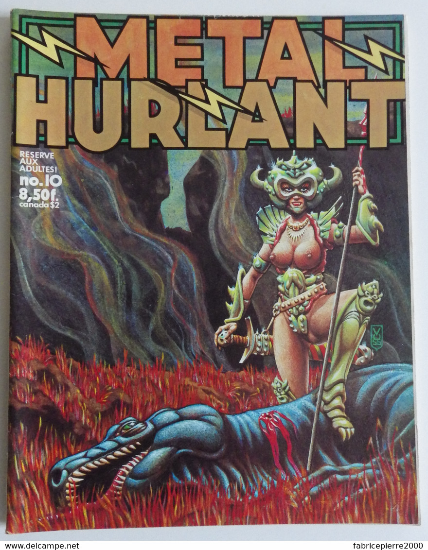 METAL HURLANT 10 - Tardi Moebius Rivière Voss Dionnet Robial Druillet Lob PARFAIT ETAT - Métal Hurlant