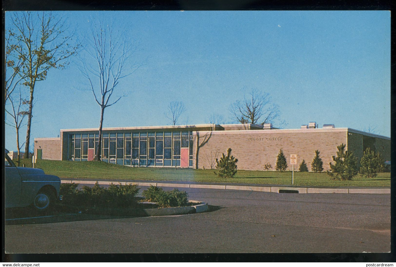 Providence RI RHODE ISLAND COLLEGE STUDENT CENTER Postcard - Pawtucket