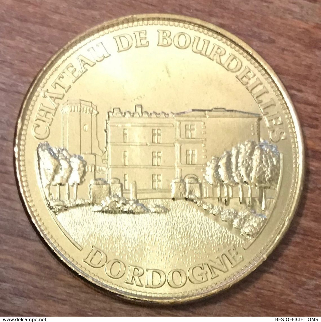 24 CHÂTEAU DE BOURDEILLES MEDAILLE SOUVENIR MONNAIE DE PARIS 2013 JETON TOURISTIQUE MEDALS COINS TOKENS - 2013