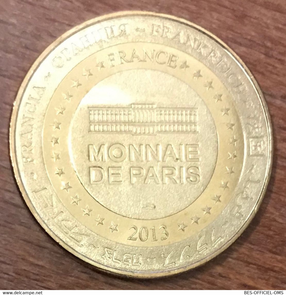 24 CHÂTEAU DE BOURDEILLES MEDAILLE SOUVENIR MONNAIE DE PARIS 2013 JETON TOURISTIQUE MEDALS COINS TOKENS - 2013