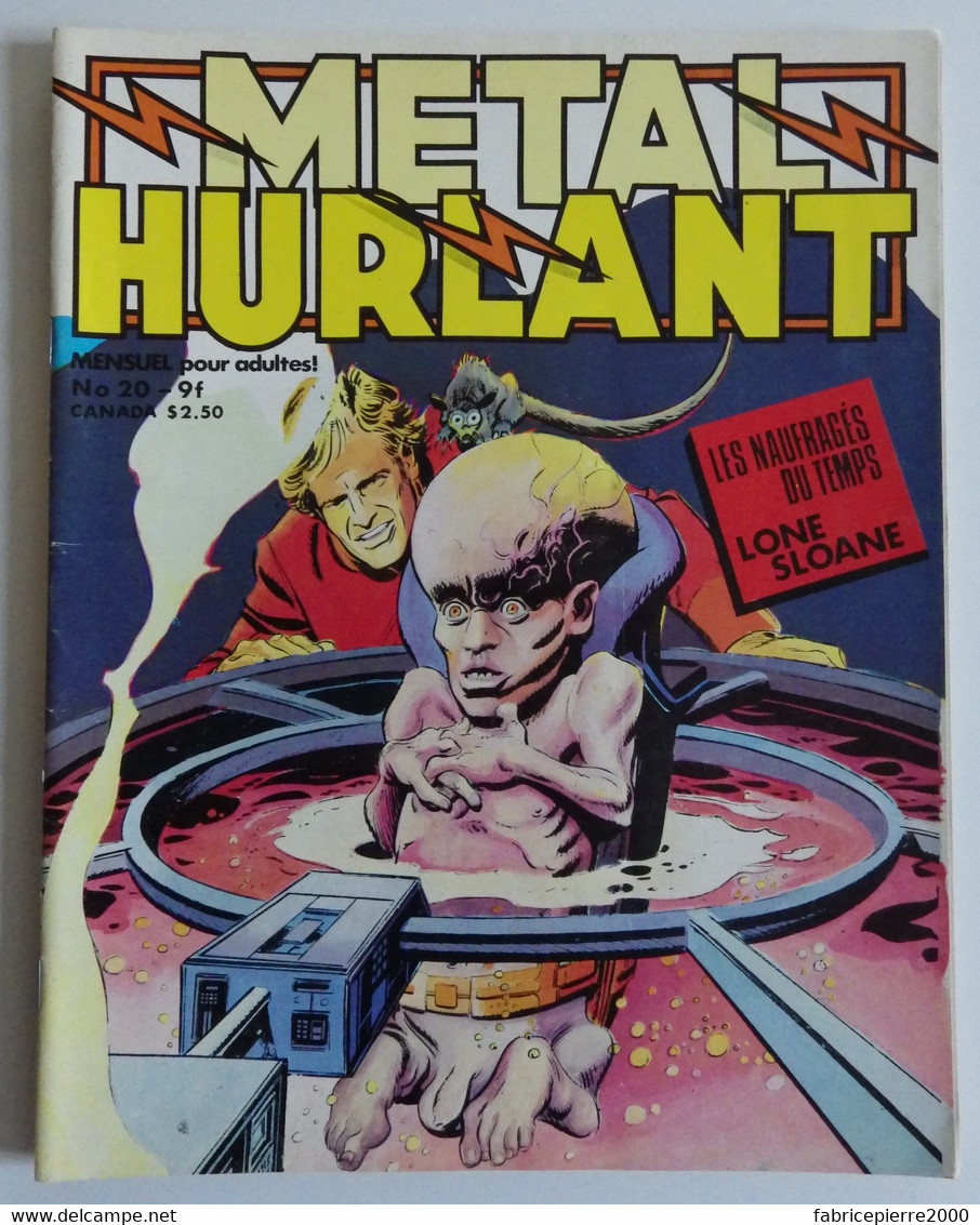 METAL HURLANT 20 - Margerin Dionnet Druillet Moebius Trip Gillon Lob Charras Manoeuvre Petillon PARFAIT ETAT - Métal Hurlant