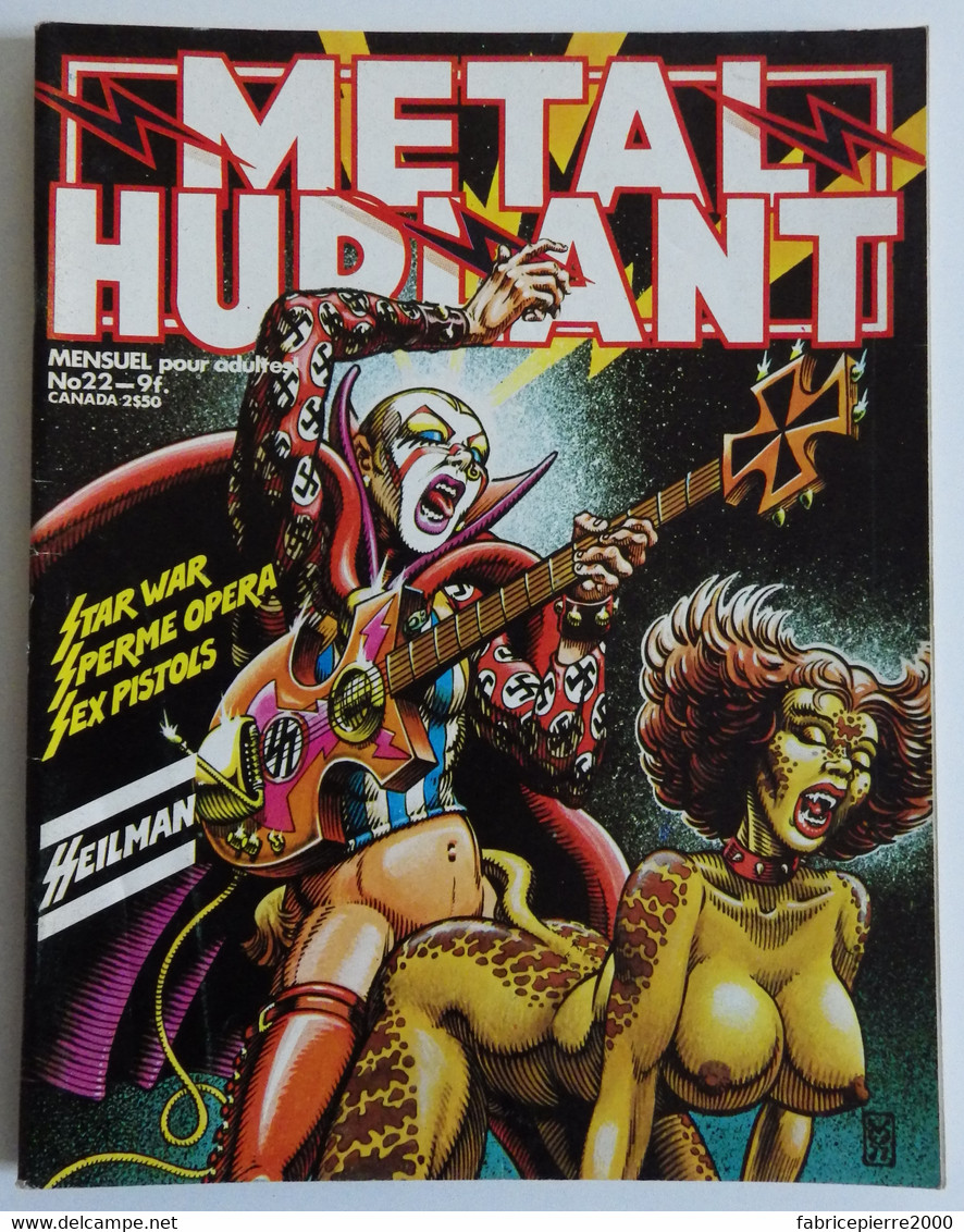 METAL HURLANT 22 - Margerin Voss Druillet Moebius Trip Gillon Lob Dionnet Duveau Ceppi PARFAIT ETAT - Métal Hurlant