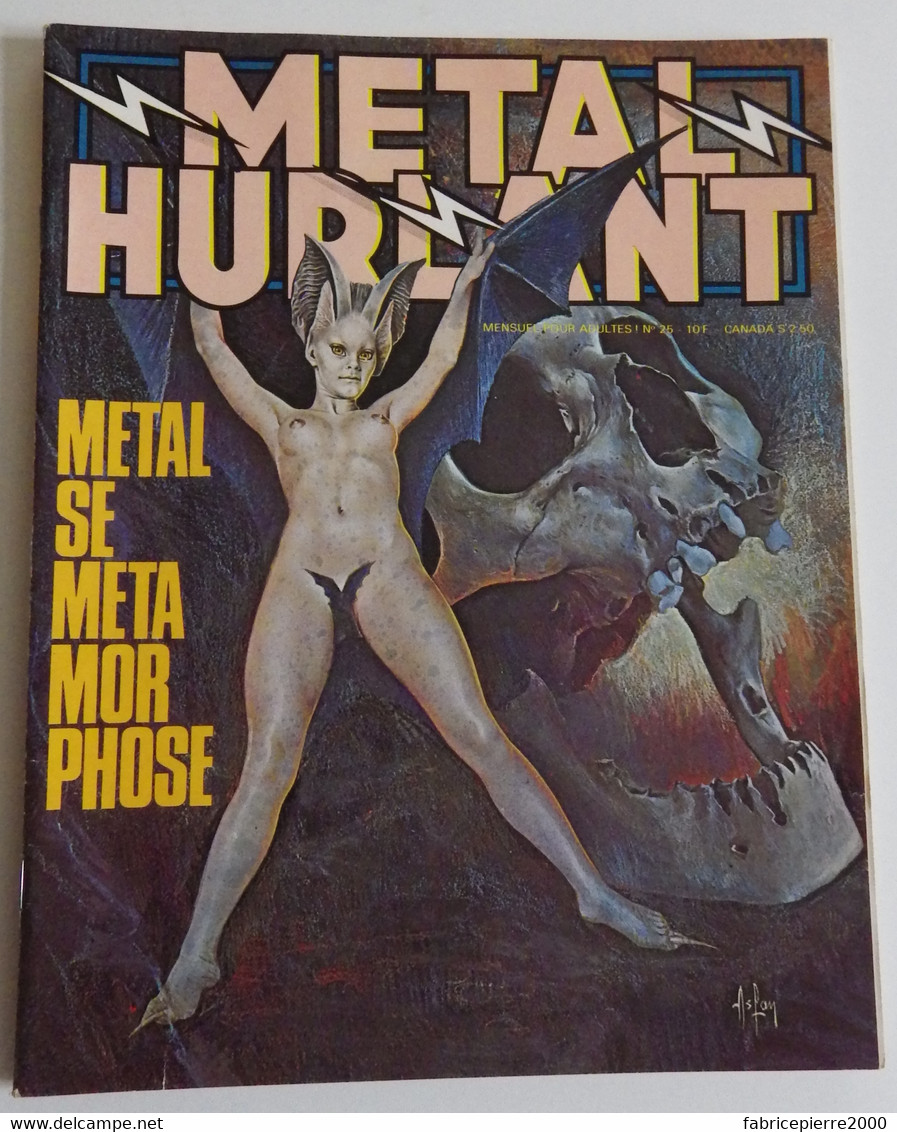 METAL HURLANT 25 - Cornillon Voss Moebius Duveau Aslan Druillet Ceppi Lob Sire EXCELLENT ETAT - Métal Hurlant