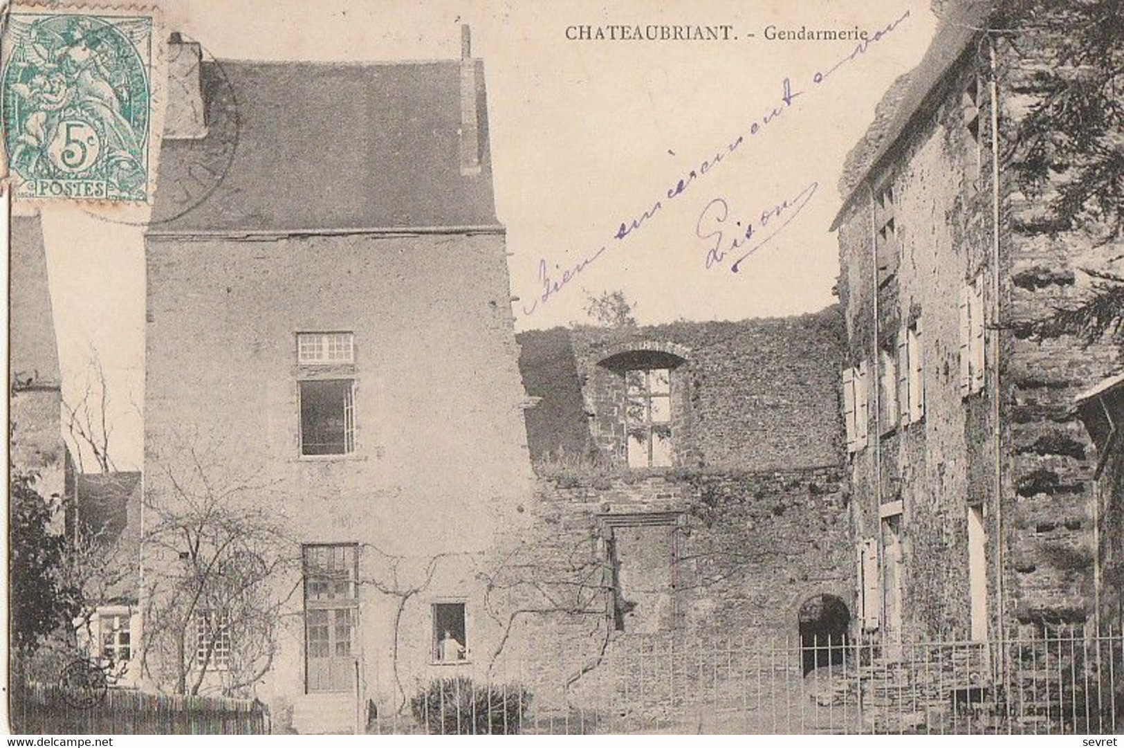 CHATEAUBRIANT. - Gendarmerie. Carte Pionnière - Châteaubriant