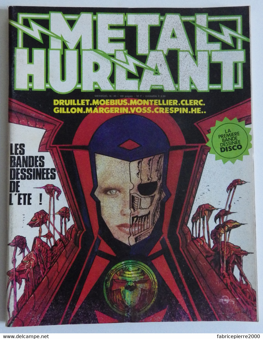 METAL HURLANT 32 - Druillet Dionnet Margerin Moebius Voss Gillon Alias PARFAIT ETAT - Métal Hurlant