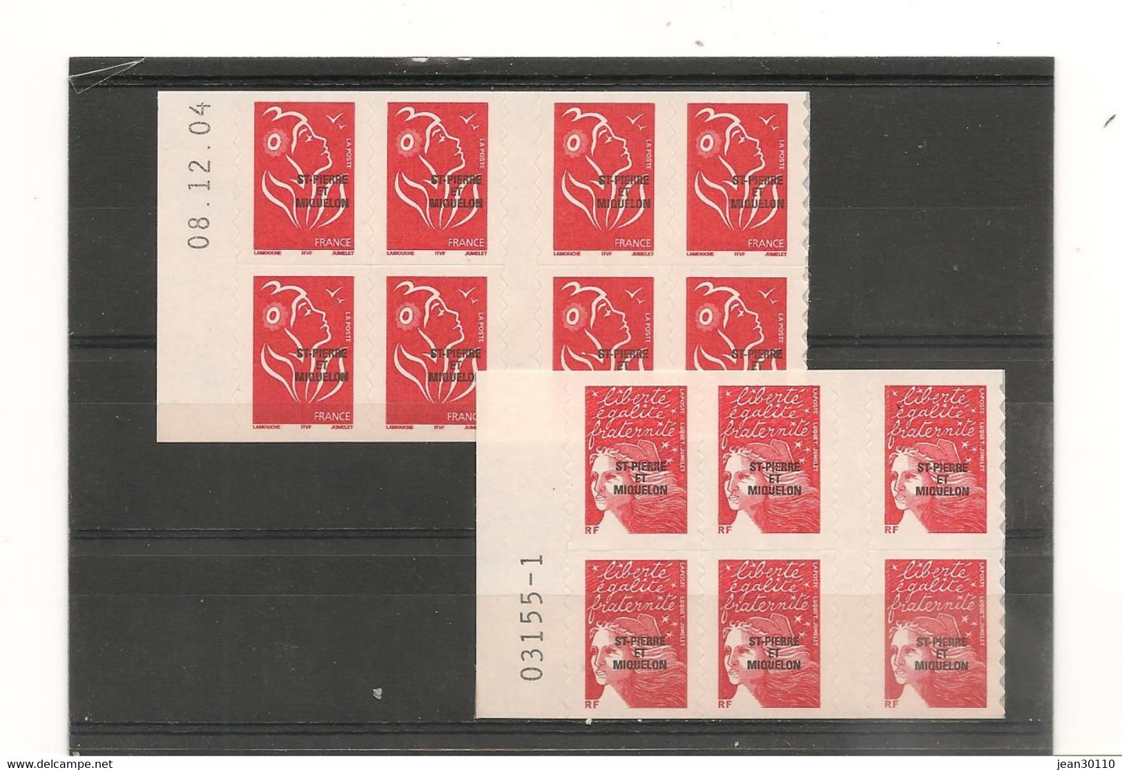 S.P.M. ANNÉES 2003/2005   TIMBRES DE CARNETS N° Y/T: 791**- 842**  Côte : 22,00 € - Unused Stamps