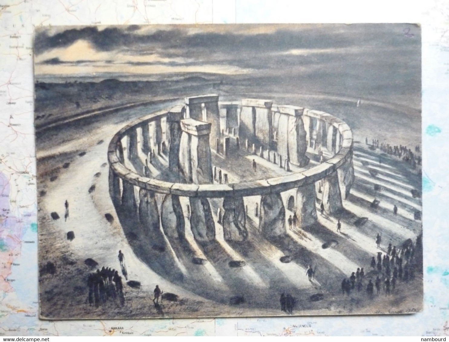 Stonehenge  From A Drawing Of Allan Sorrell - Stonehenge