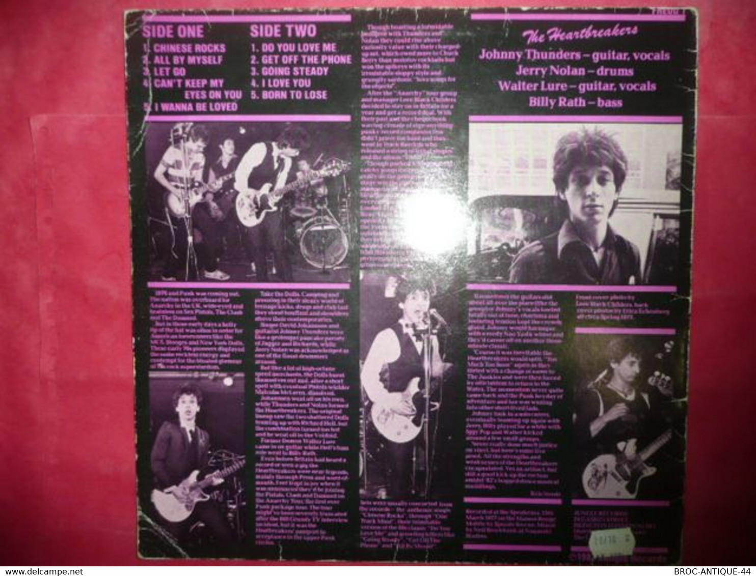 LP33 N°7506 - JOHNNY THUNDERS & THE HEARTBREAKERS - LIVE AT THE SPEAKEASY - FREUD 1 - Rock