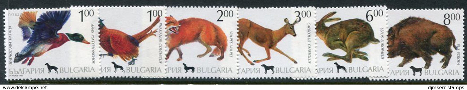 BULGARIA 1993 Game Animals MNH / **.  Michel 4083-88 - Neufs