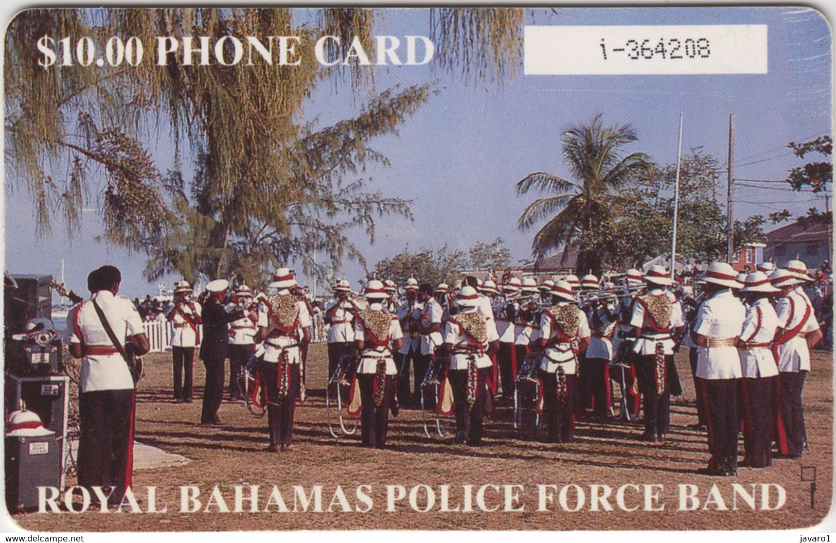 BAHAMAS : BAH06 C $10 ROYAL BAHAMAS POLICE FORCE (white Box) USED - Bahama's