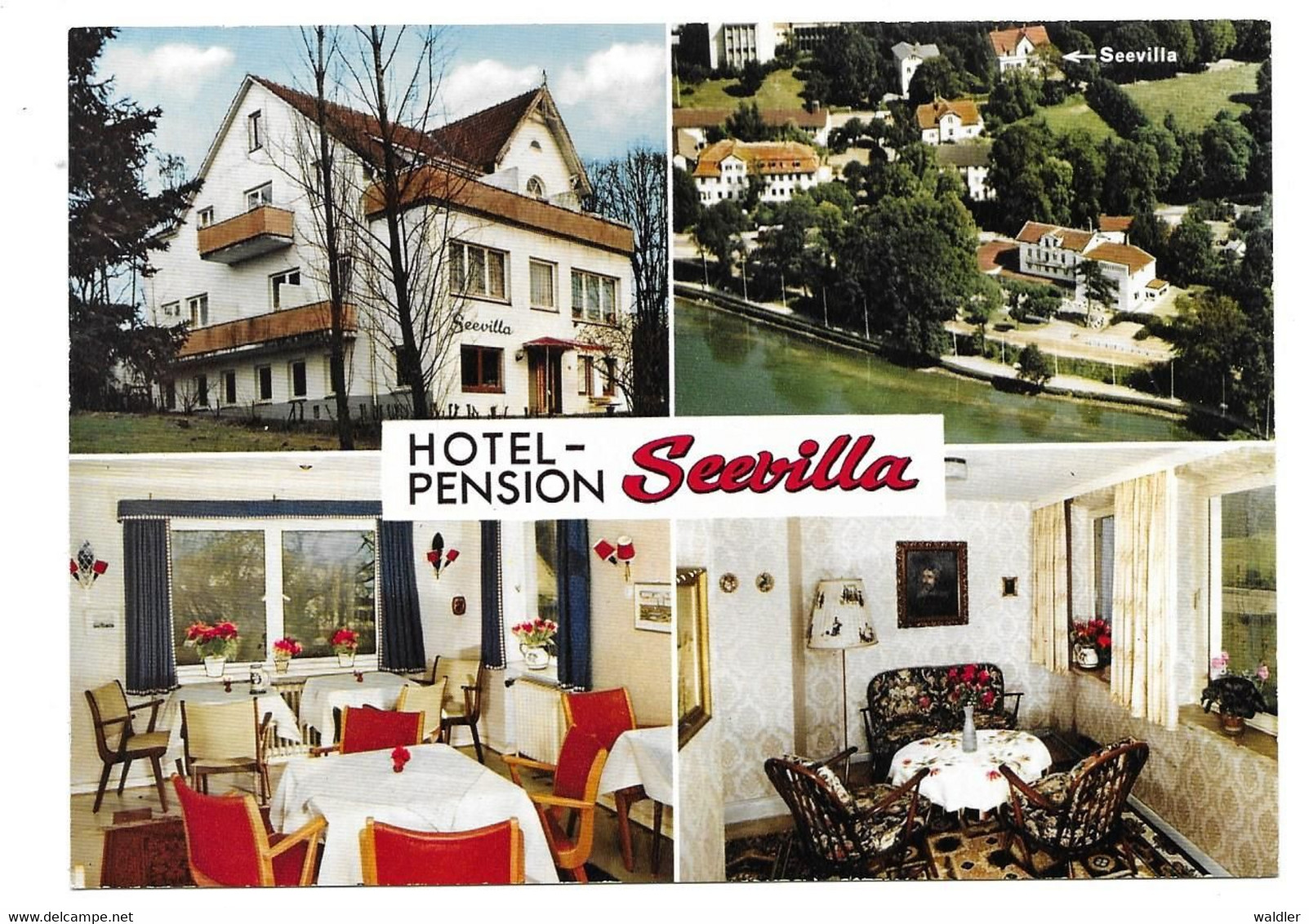 2427  MALENTE-GREMSMÜHLEN, HOTEL-PENSION  "SEEVILLA" - Malente-Gremsmuehlen