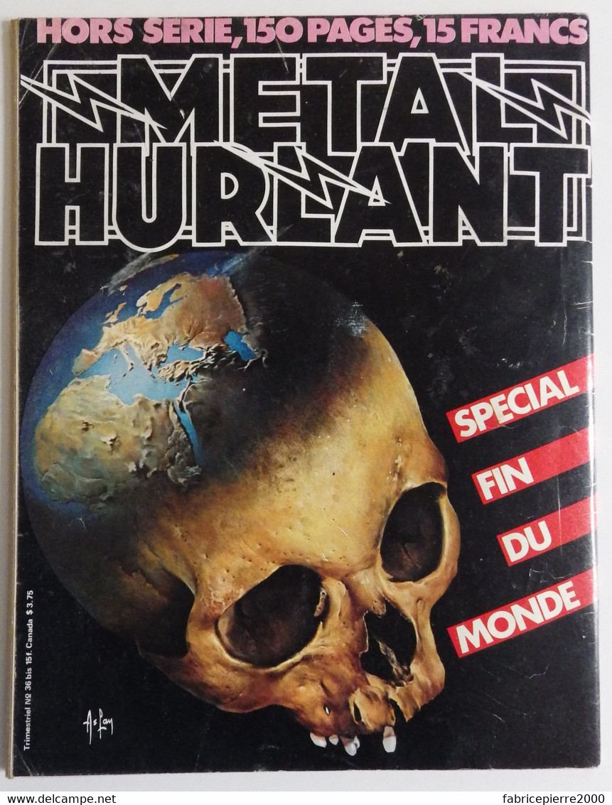 METAL HURLANT 36 - Montellier Cornillon Moebius Petillon Clerc Lob Hé Fèvres Sire Chaland BON ETAT - Métal Hurlant