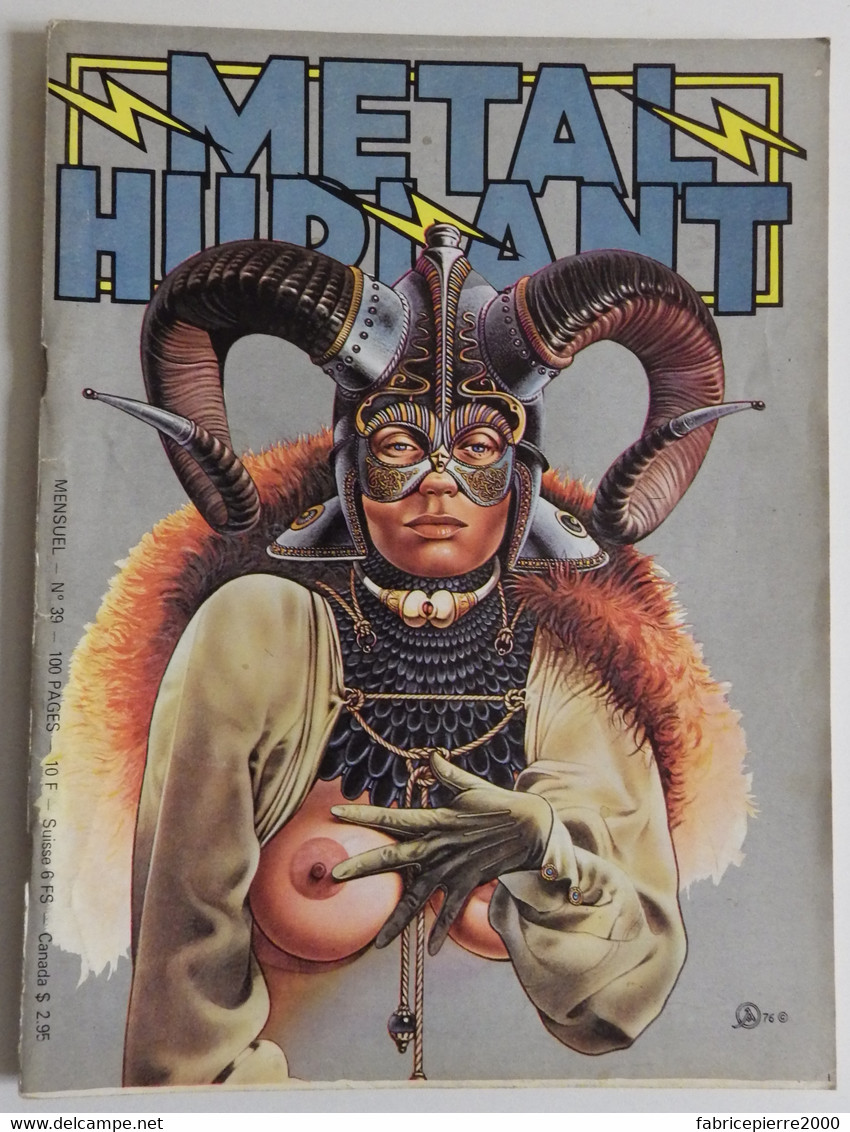 METAL HURLANT 39 - Margerin Chaland Cornillon Gillon Voss Lob Moebius Achilleos TRES BON ETAT - Métal Hurlant