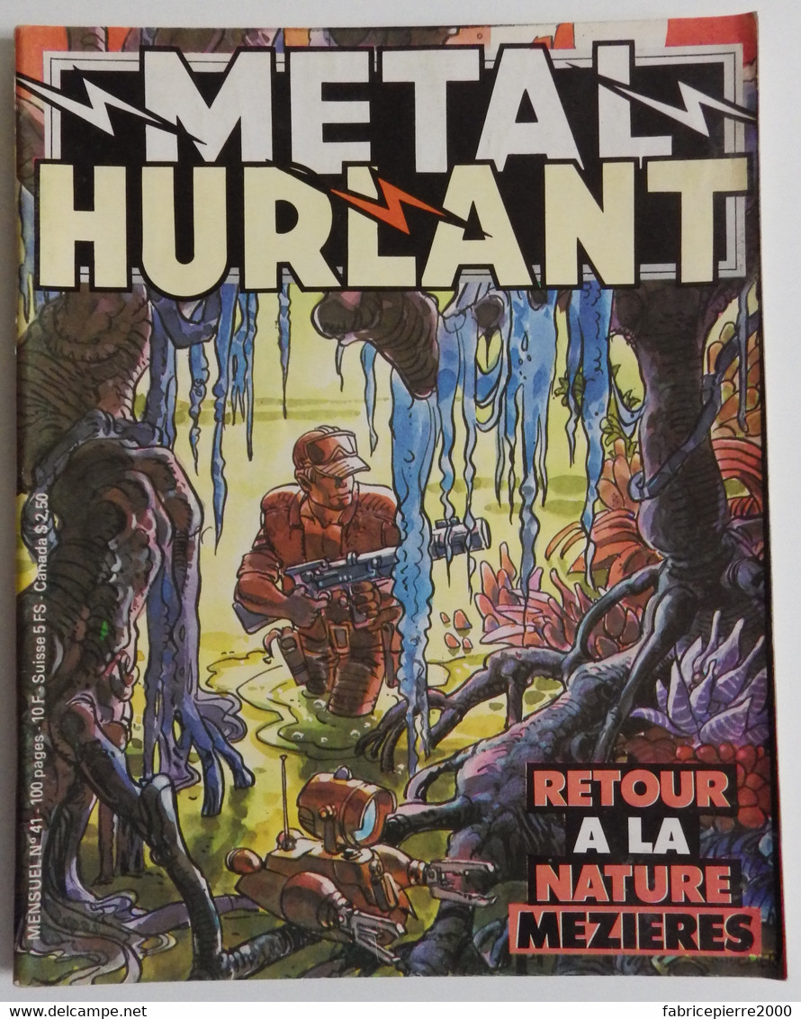 METAL HURLANT 41 - Mézières Margerin Pichard Chaland Montellier Gillon Lob Moebius EXCELLENT ETAT - Métal Hurlant