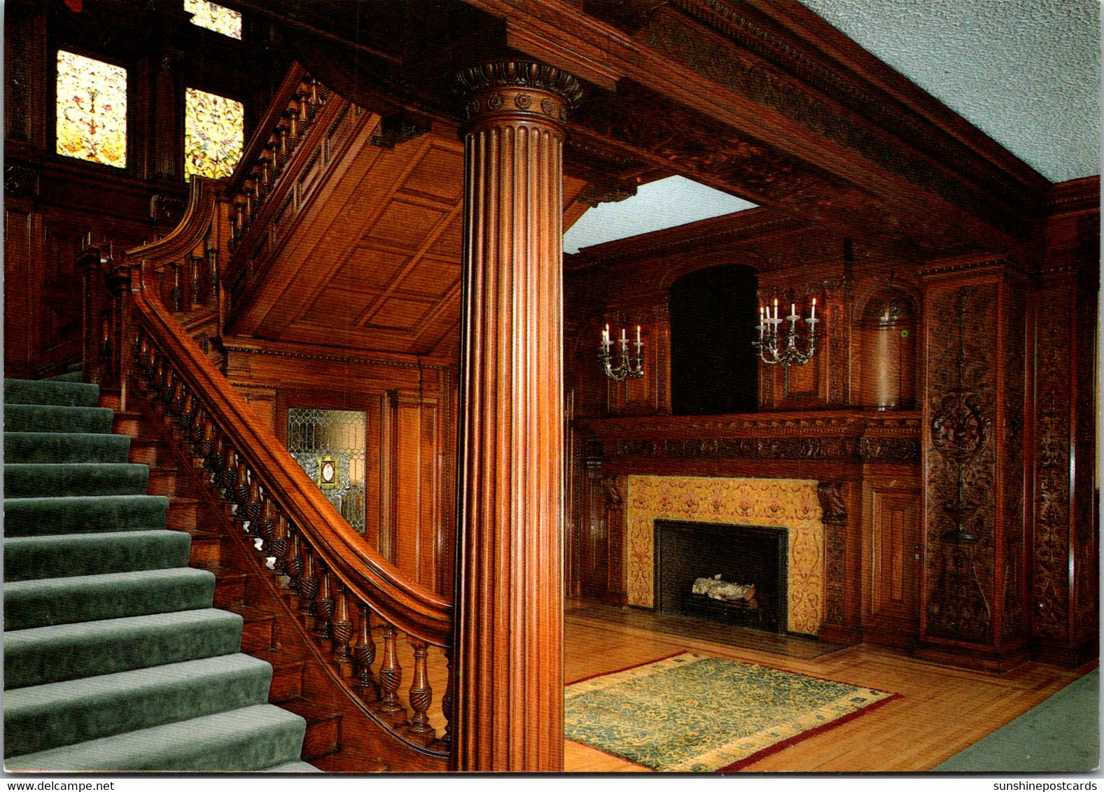 Minnesota St Paul James J Hill House Central Staircase - St Paul