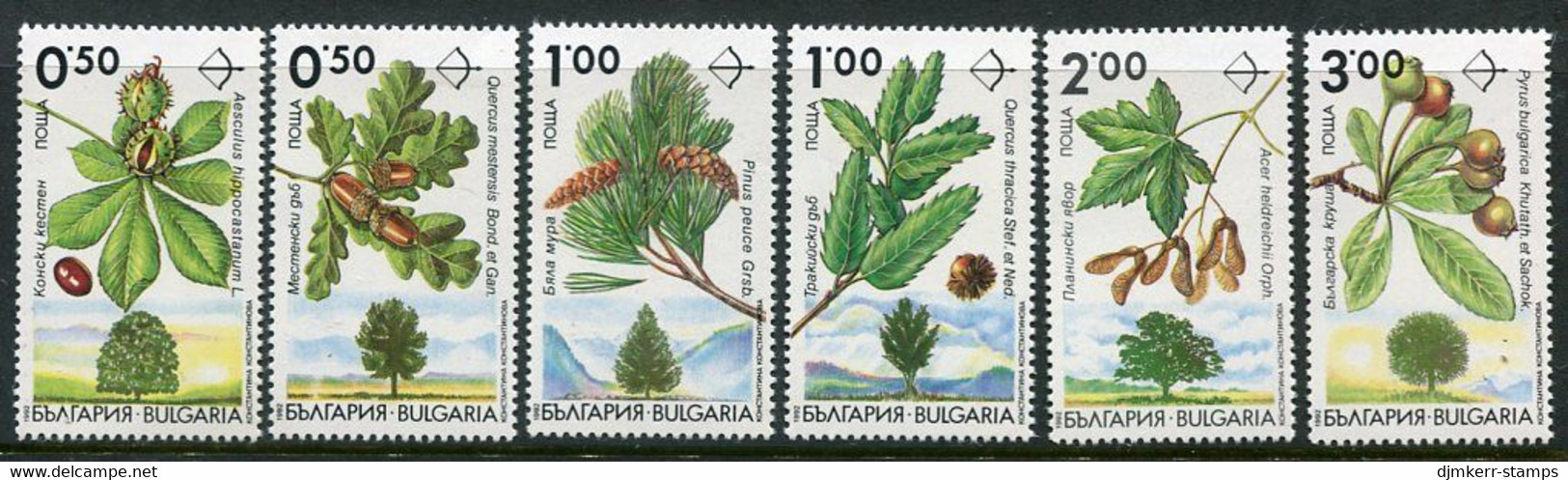 BULGARIA 1992 Trees MNH / **.  Michel 4001-07 - Neufs