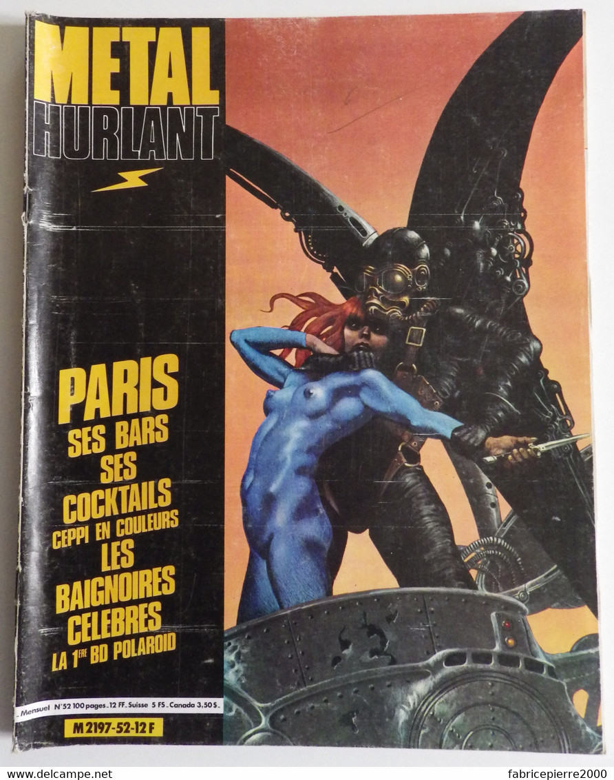 METAL HURLANT 52 - Pratt Lessere De Maximy Hé Ceppi Margerin Chaland Clerc Druillet EXCELLENT ETAT - Métal Hurlant