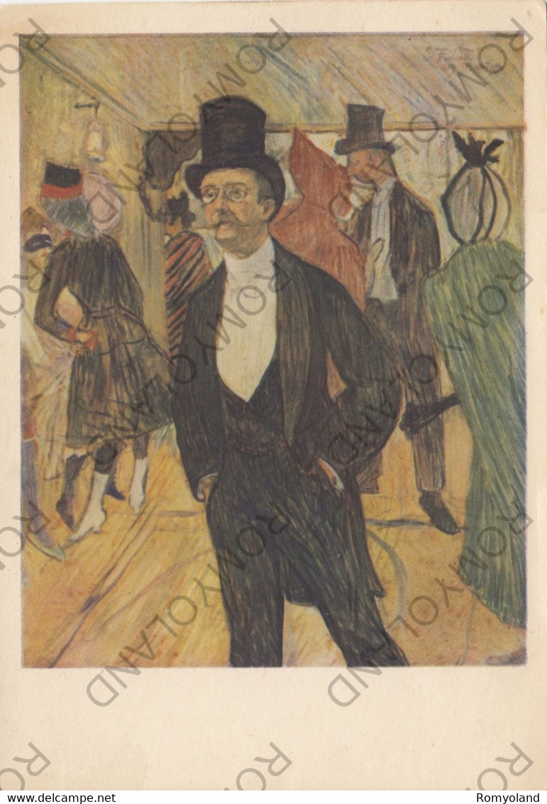 CARTOLINA  SAO PAULO, BRASIL, PORTRAIT DE MONSIEUR FOURGAPE,HENRI DE TOULOUSE,LAUTREC, NON  VIAGGIATA - São Paulo