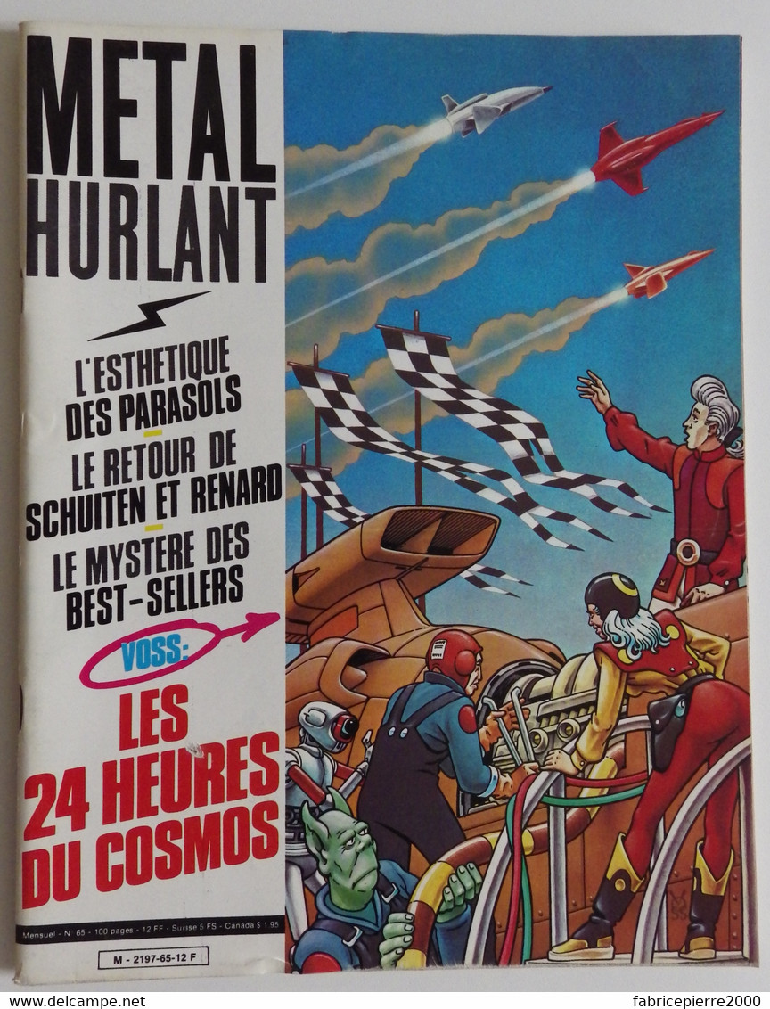 METAL HURLANT 65 - Montellier Margerin Magnus Malès Moebius Voss TRES BON ETAT - Métal Hurlant