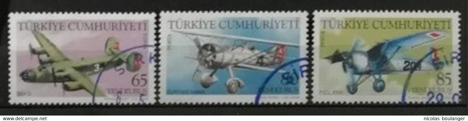 Turquie 2008 / Yvert N°3353-3355 / Used - Gebruikt