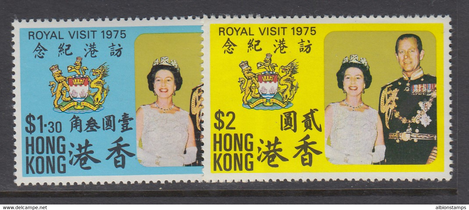 Hong Kong, Sc 304-305, MHR - Unused Stamps