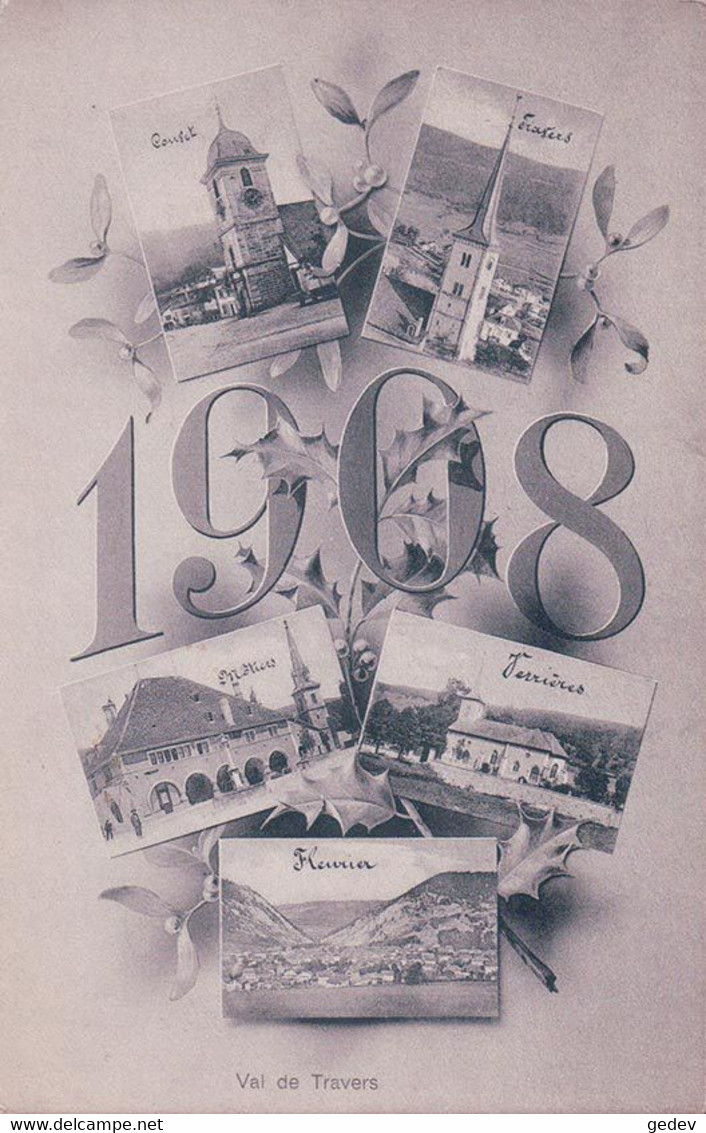 Val De Travers NE 1908, Fleurier, Môtiers, Verrières Et Couvet (7006) - Couvet