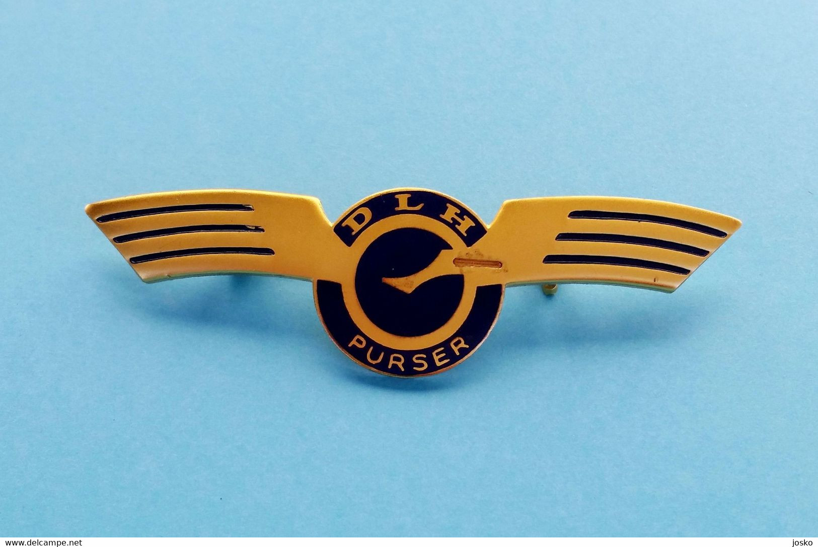 LUFTHANSA ... DLH - PURSER Old Ename Pilot Wings Badge * DAMAGED * Germany National Airlines * Airways Airline Pilote - Crew-Abzeichen