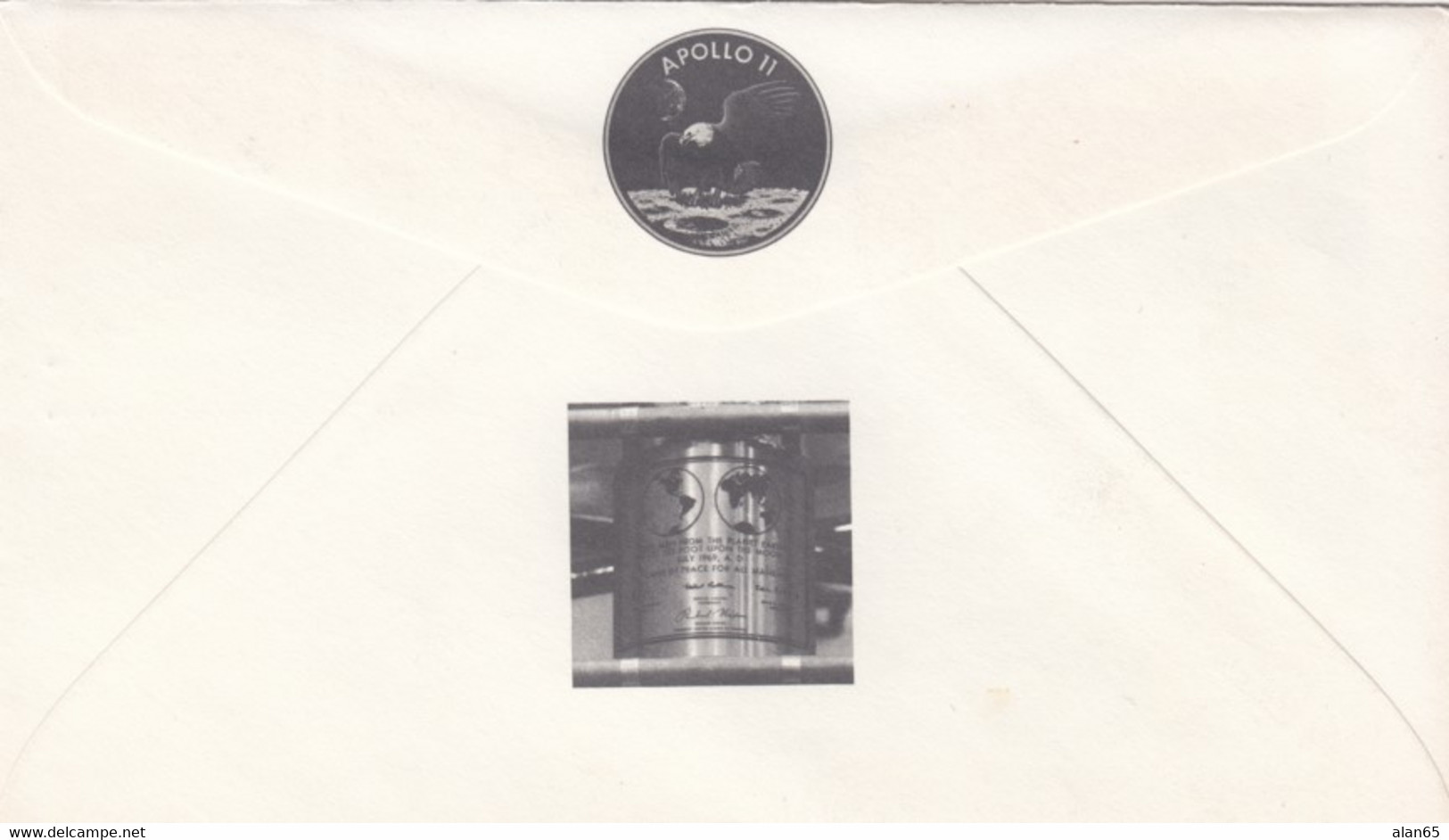 FDC Sc#C76 First Man On Moon 10c Air Mail Issue Illustrated Cachet, 1969 Apollo 11 Mission - Amérique Du Nord