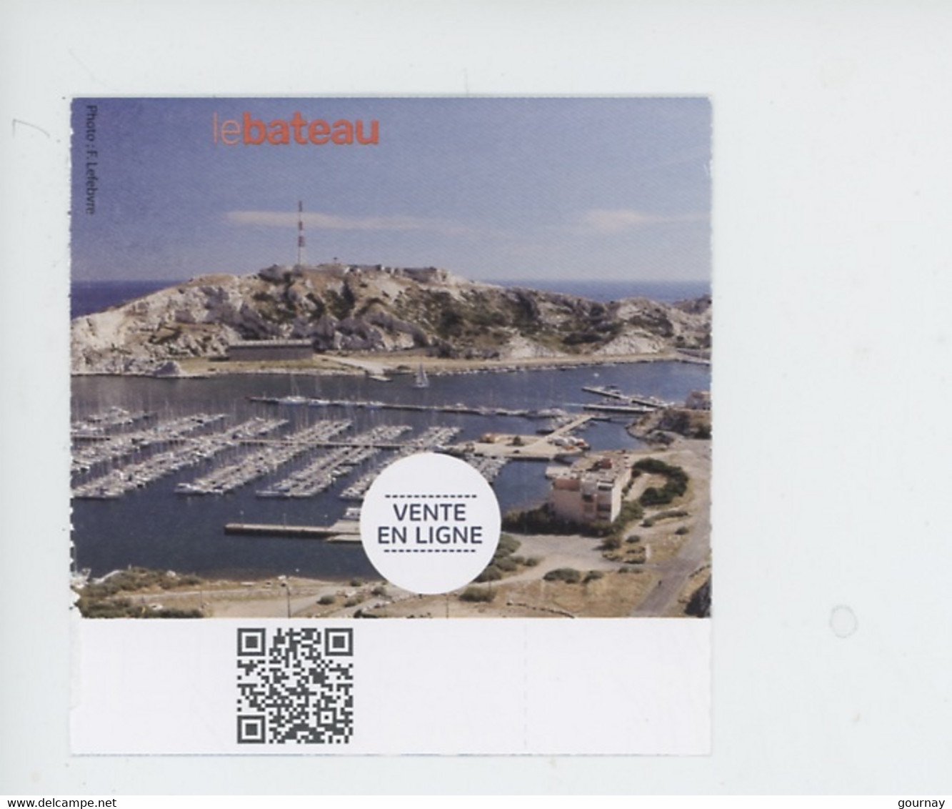 Marseille Le Frioul : Ticket Titre De Transport Lebateau (les Iles) - Europe