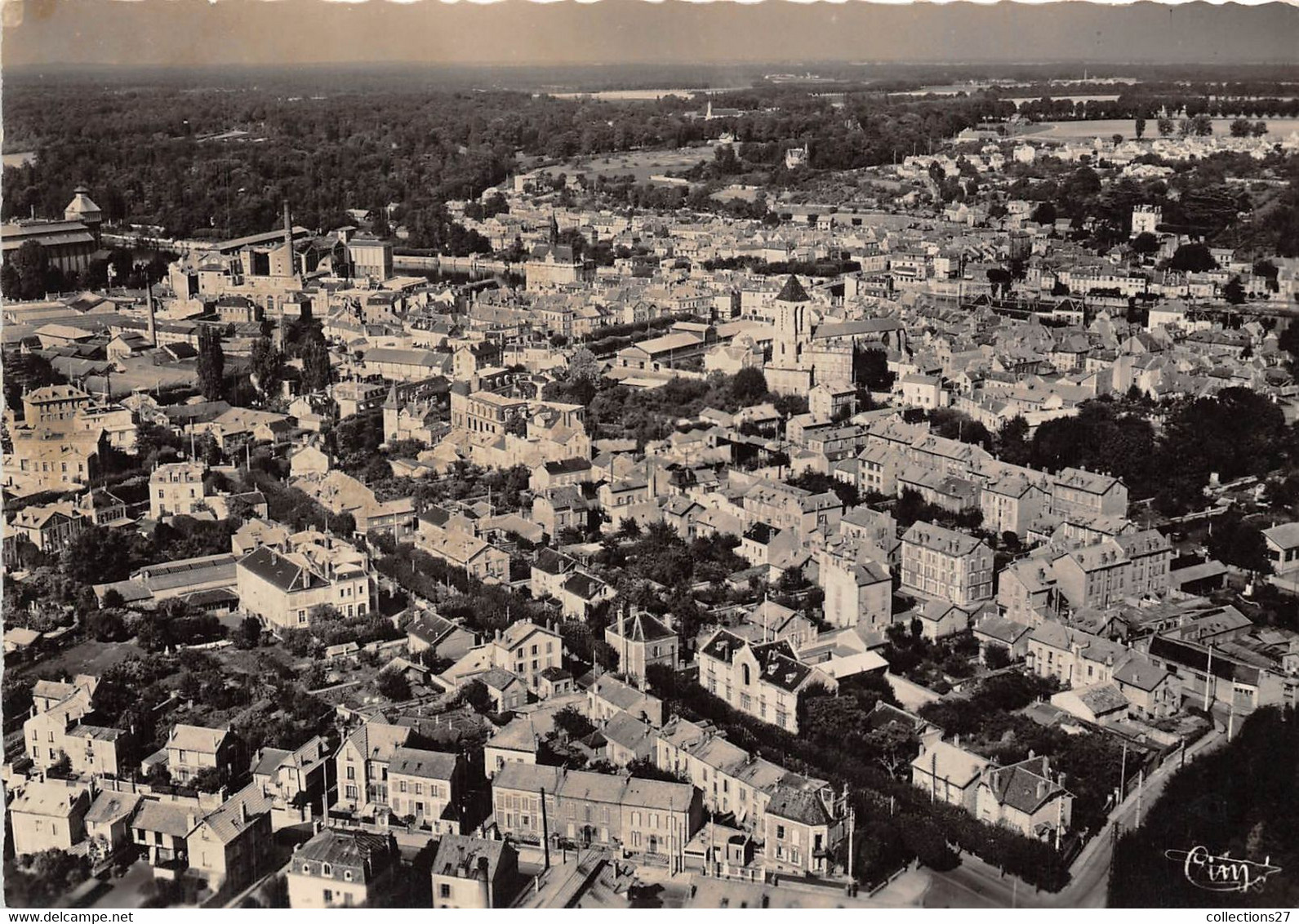 91-CORBEIL-ESSONNES- VUE GENERALE AERIENNE - Corbeil Essonnes