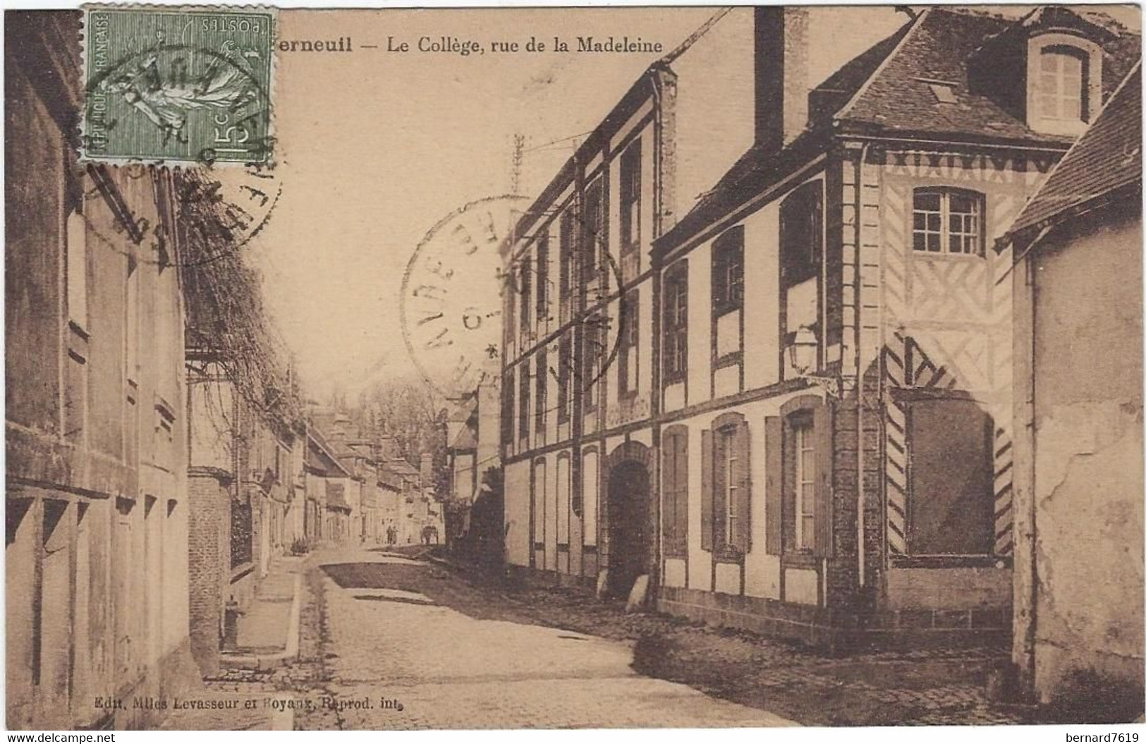 27 Verneuil  Sur Avre   Le College  Rue De La Madeleine - Verneuil-sur-Avre