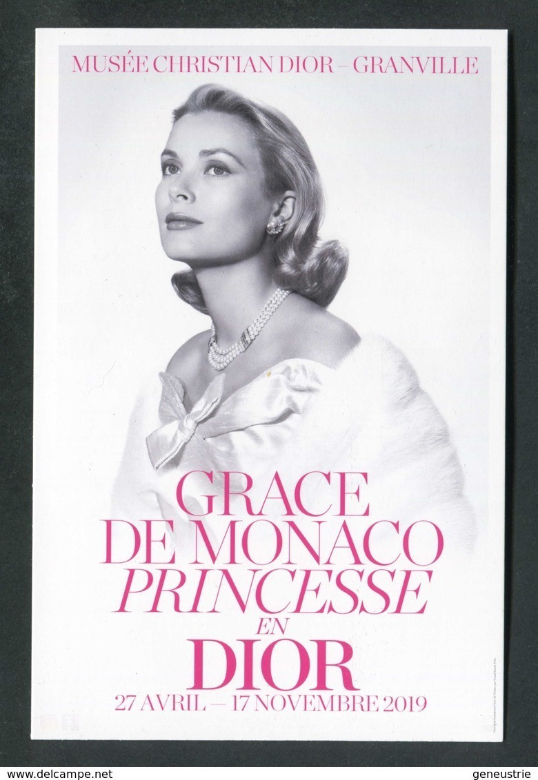 CPM Non-postable Granville 2019 "Grace De Monaco,  Princesse En Dior" Grace Kelly - Musée Christian Dior - Famous Ladies
