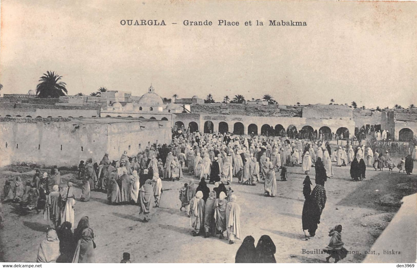 Algérie - OUARGLA - Grande Place Et La Mabakma - Ouargla