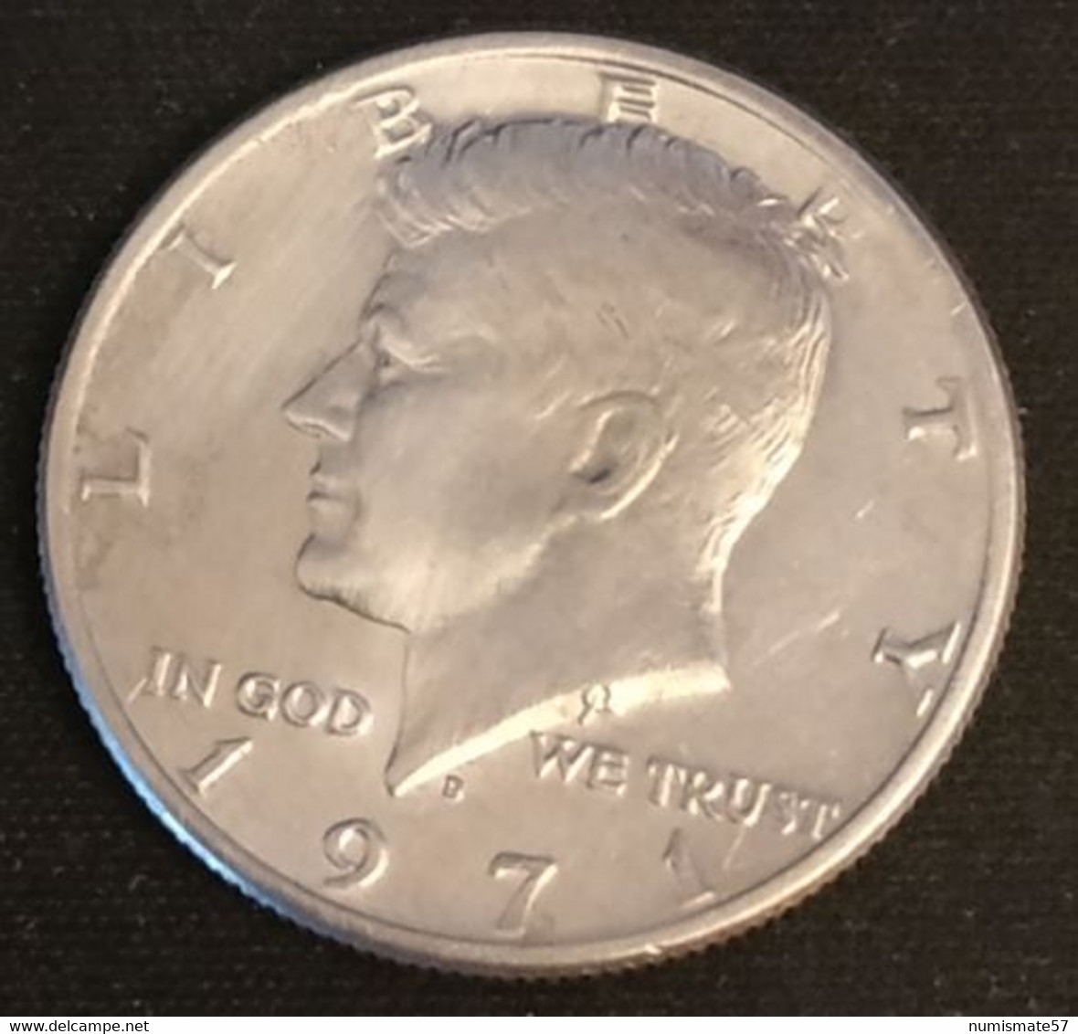 ETATS UNIS - USA - ½ - 1/2 DOLLAR 1971 D - Kennedy Half Dollar - KM 202b - Andere & Zonder Classificatie