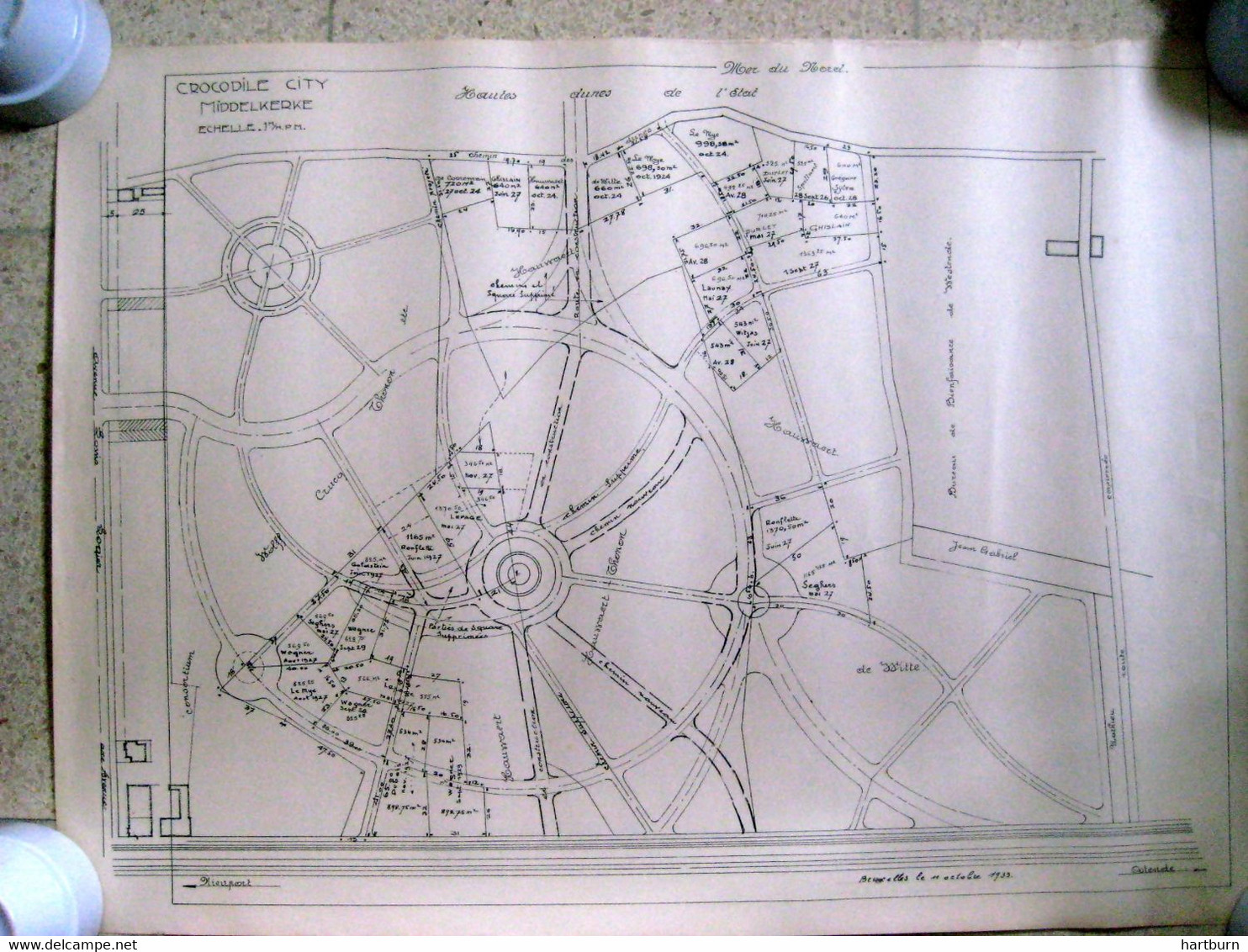 Crocodile City Middelkerke - Westende. Krokodiel, De Crocodile 60 X 45 Cm - Other Plans