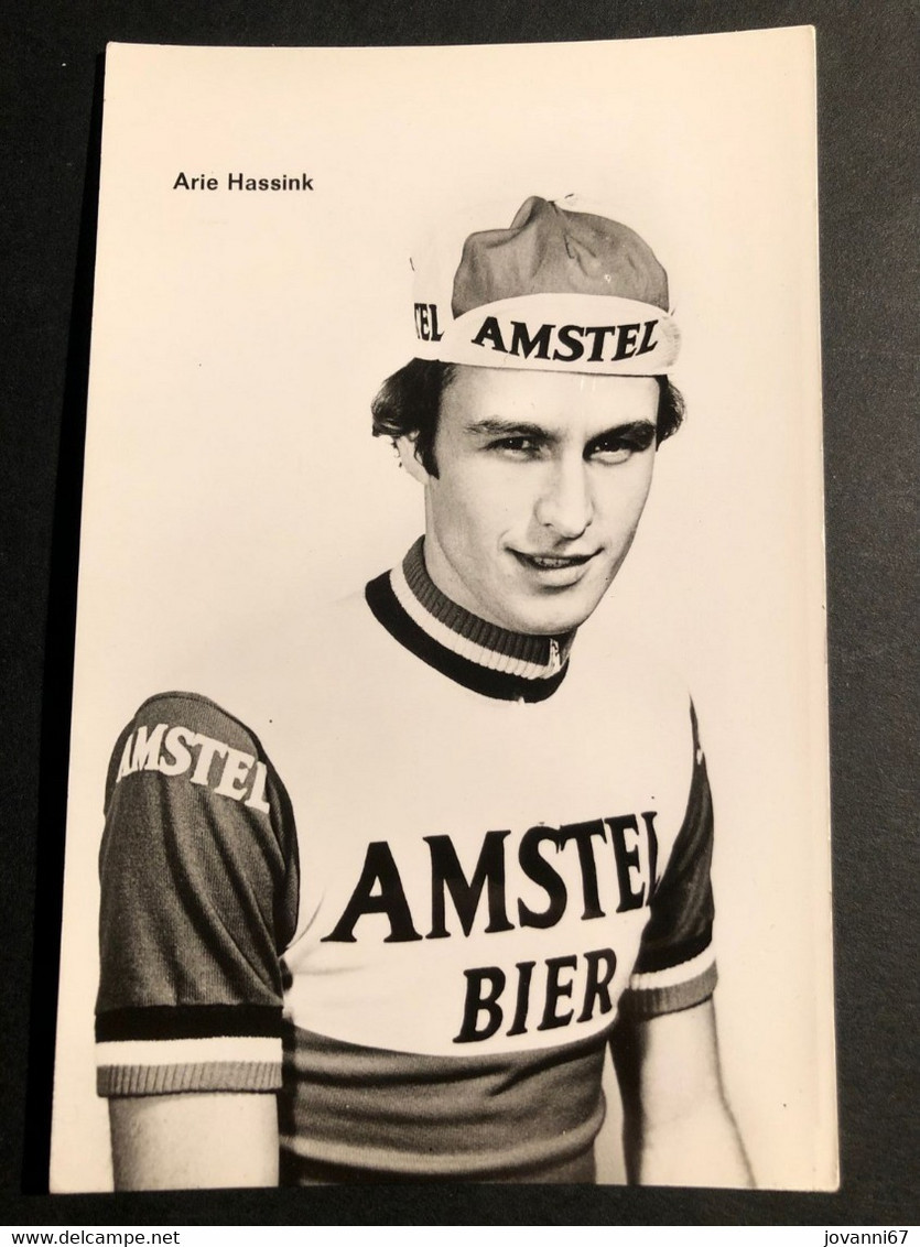 Arie Hassink - Amstel - 1976  - Carte /  Card - Cyclists - Cyclisme - Ciclismo -wielrennen - Cycling
