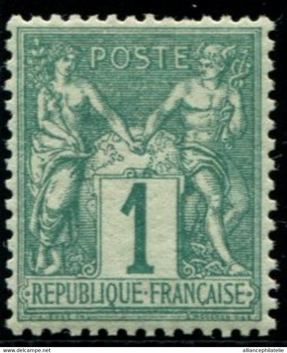 Lot N°C180 France N°61 Très Bien Centré Neuf ** Luxe - 1876-1878 Sage (Type I)