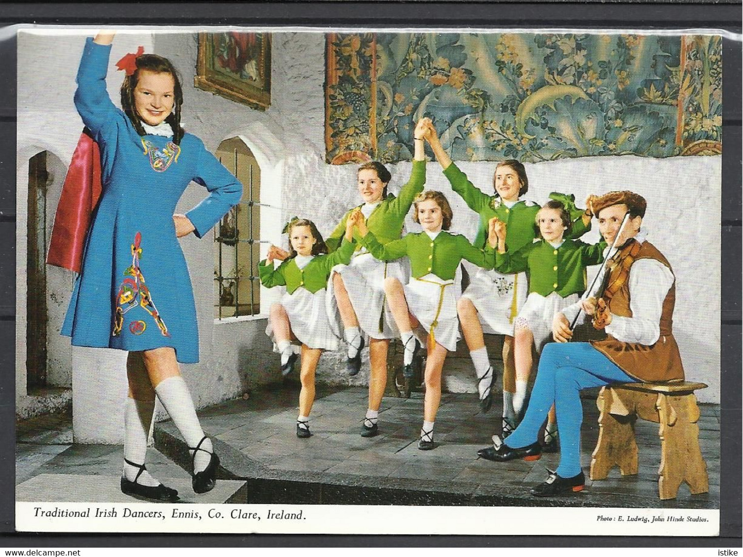 Ireland, Clare, Ennis, Traditional Irish Dancers. - Clare