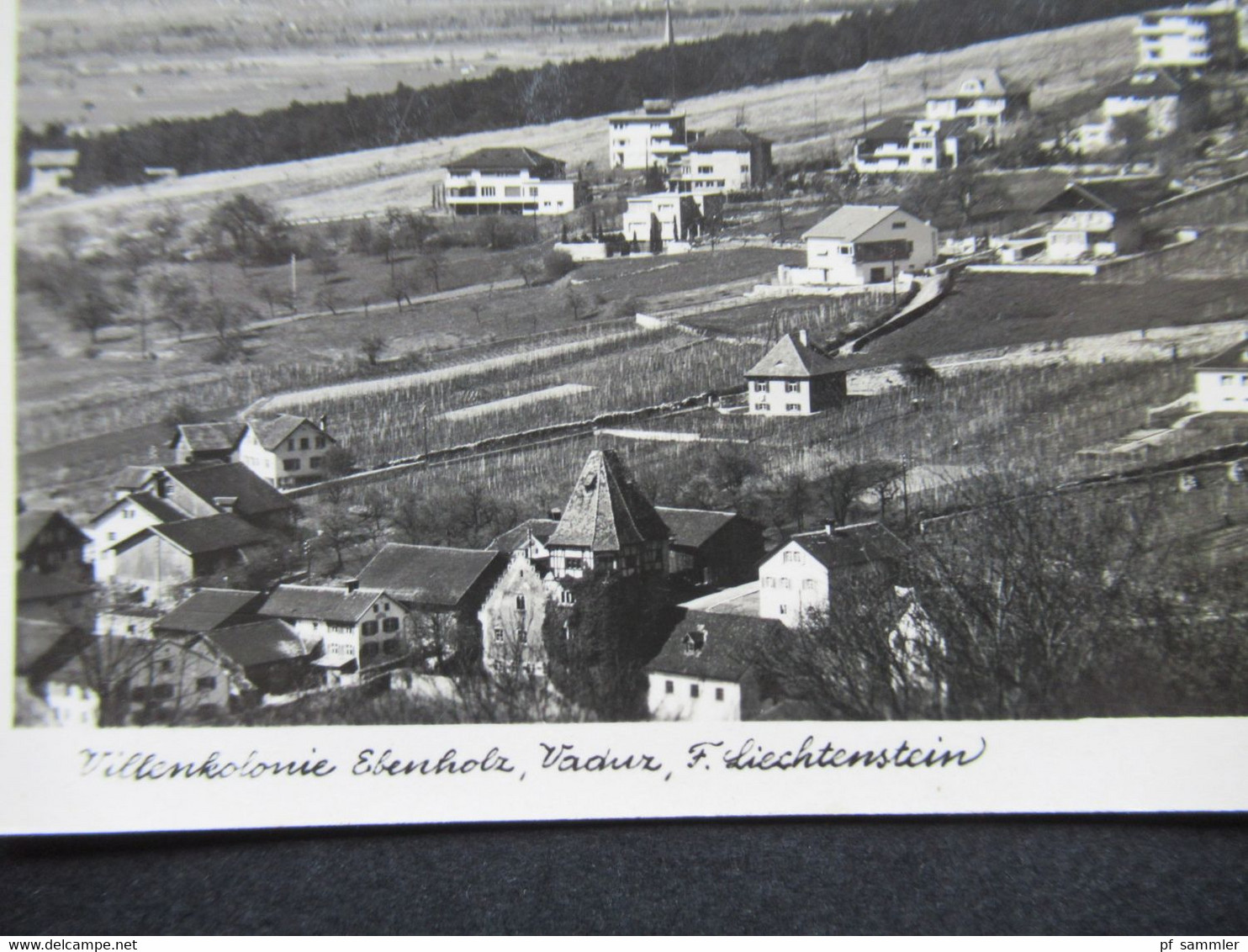 Liechtenstein Um 1940 Villenkolonie Ebenholz Vaduz Zensur Der Wehrmacht / Mehrfachzensur / Zensurstempel - Liechtenstein