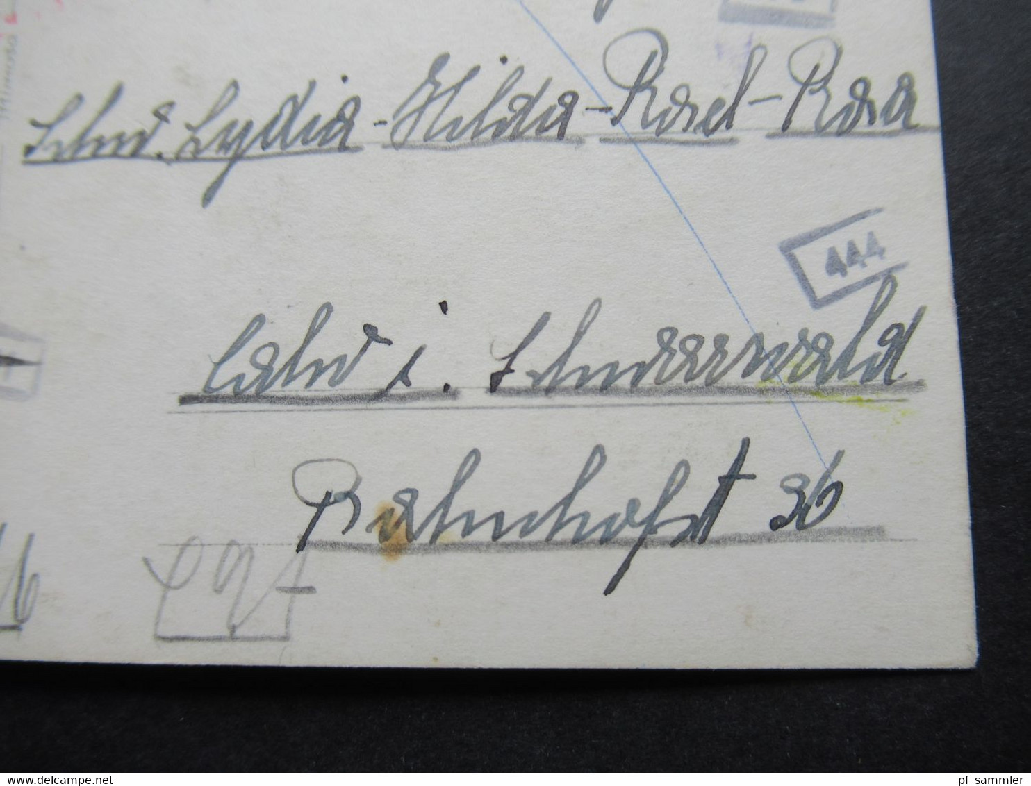 Liechtenstein Um 1940 Villenkolonie Ebenholz Vaduz Zensur Der Wehrmacht / Mehrfachzensur / Zensurstempel - Liechtenstein