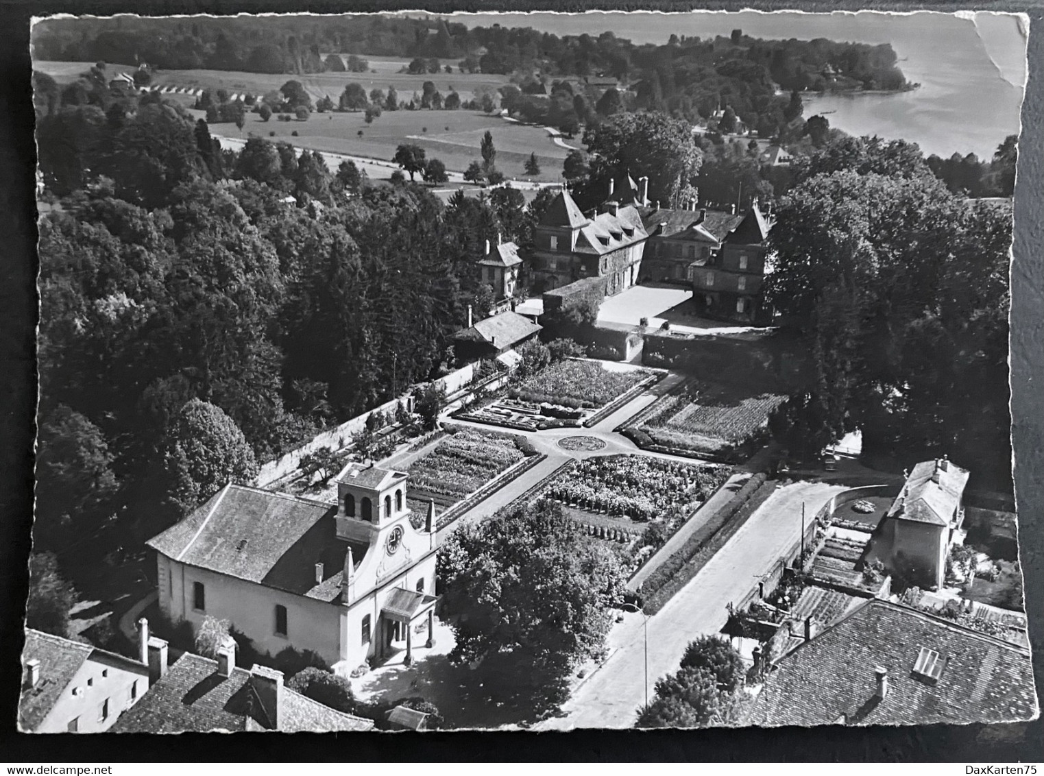 En Avion Au Dessus De Prangins Et Son Château VD - Prangins